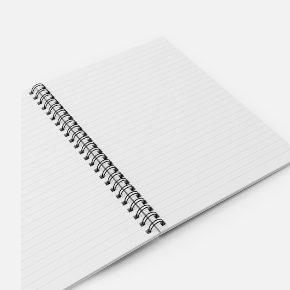Reflect Light Radiate Live Floral Embroidered Spiral Notebook - Picture 4 of 5
